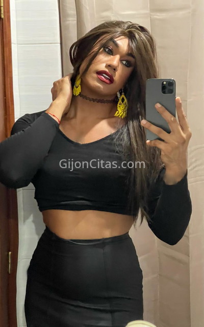 Catalina, extrovertida trans latina. 642020719. Citas en GIJÓN, GIJÓN. www.gijoncitas.com.
